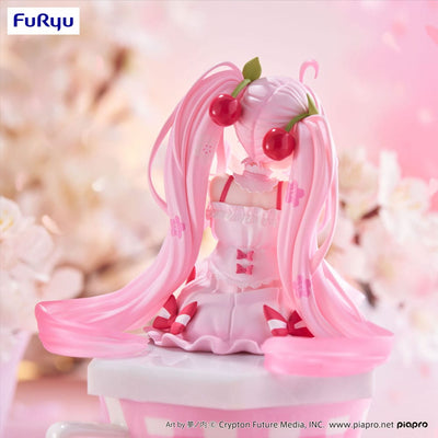 Hatsune Miku Noodle Stopper PVC Statue Sakura Miku 2025 14cm - Scale Statue - Furyu - Hobby Figures UK