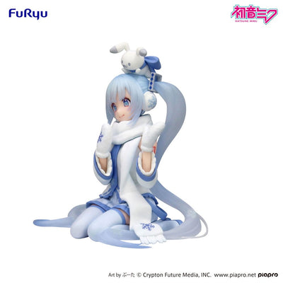Hatsune Miku Noodle Stopper PVC Statue Snow Miku Sky Town 10th Ver. 15cm - Scale Statue - Furyu - Hobby Figures UK