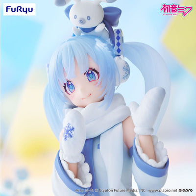 Hatsune Miku Noodle Stopper PVC Statue Snow Miku Sky Town 10th Ver. 15cm - Scale Statue - Furyu - Hobby Figures UK