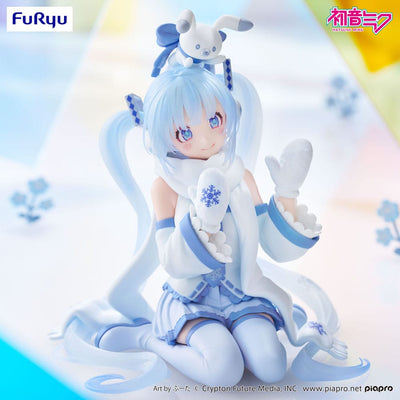 Hatsune Miku Noodle Stopper PVC Statue Snow Miku Sky Town 10th Ver. 15cm - Scale Statue - Furyu - Hobby Figures UK