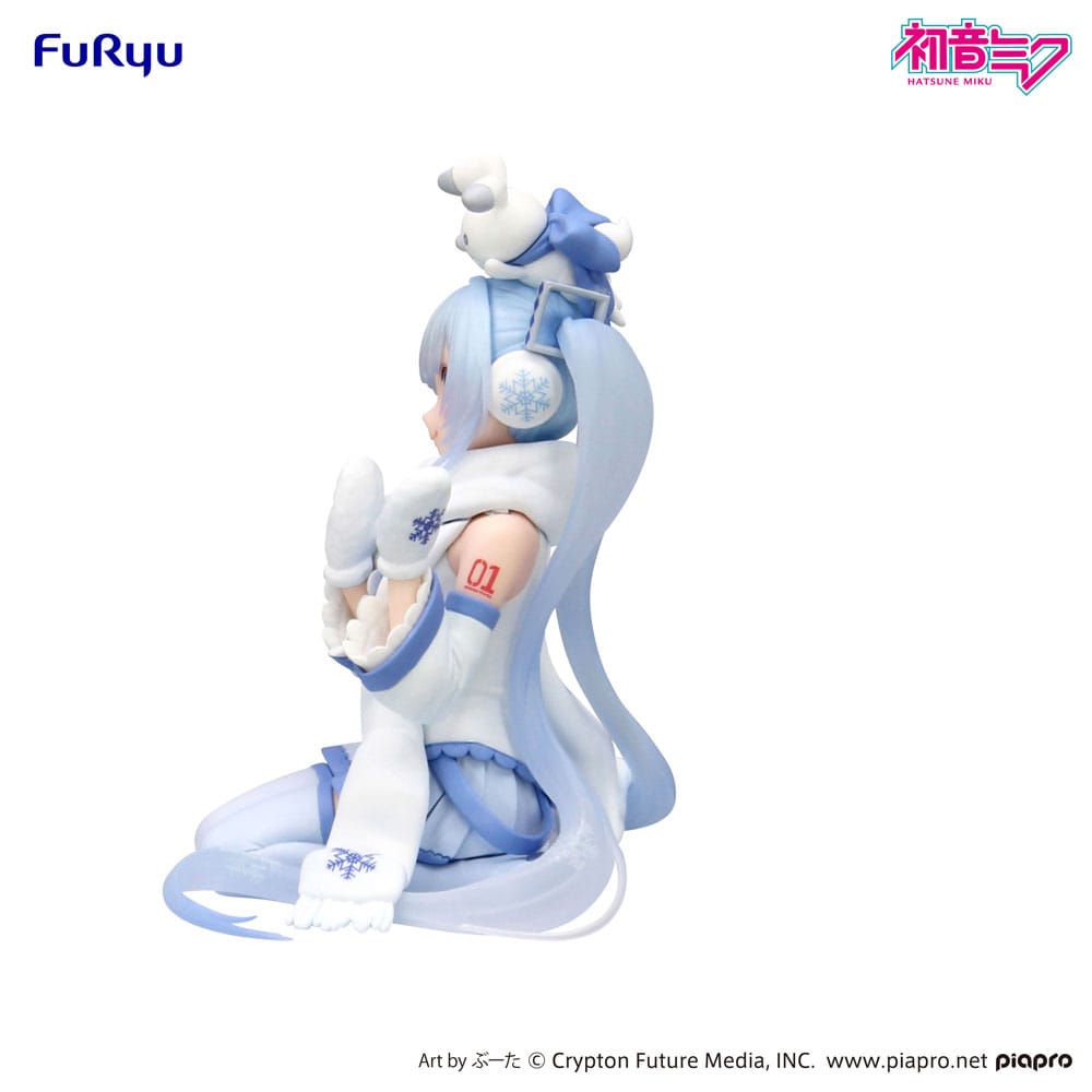 Hatsune Miku Noodle Stopper PVC Statue Snow Miku Sky Town 10th Ver. 15cm - Scale Statue - Furyu - Hobby Figures UK
