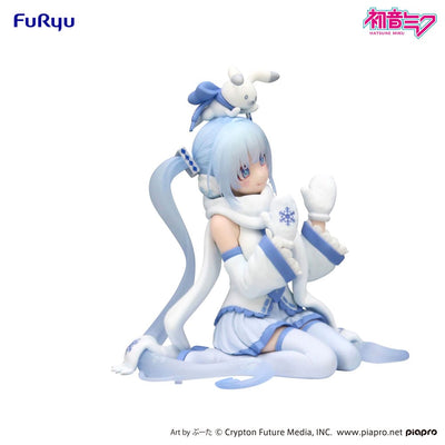 Hatsune Miku Noodle Stopper PVC Statue Snow Miku Sky Town 10th Ver. 15cm - Scale Statue - Furyu - Hobby Figures UK