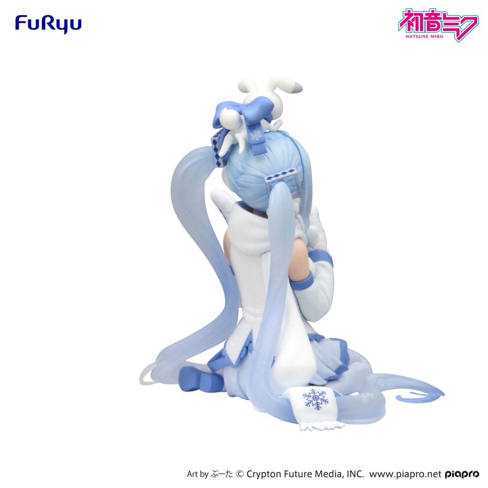 Hatsune Miku Noodle Stopper PVC Statue Snow Miku Sky Town 10th Ver. 15cm - Scale Statue - Furyu - Hobby Figures UK