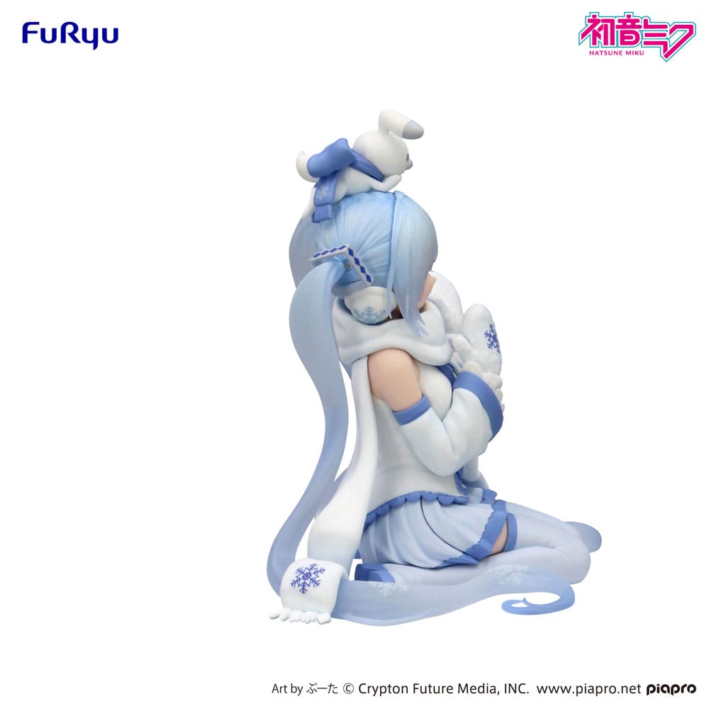 Hatsune Miku Noodle Stopper PVC Statue Snow Miku Sky Town 10th Ver. 15cm - Scale Statue - Furyu - Hobby Figures UK