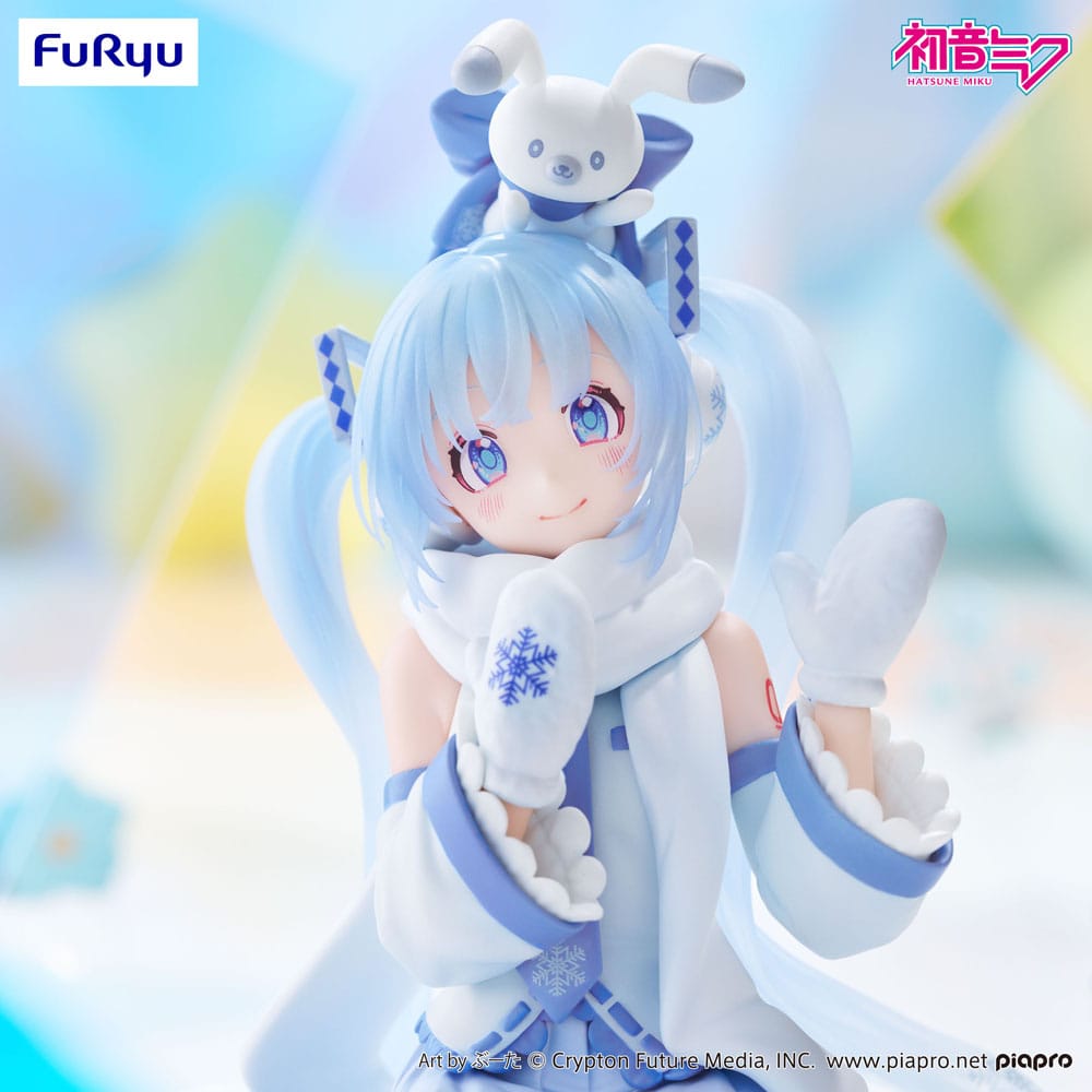 Hatsune Miku Noodle Stopper PVC Statue Snow Miku Sky Town 10th Ver. 15cm - Scale Statue - Furyu - Hobby Figures UK