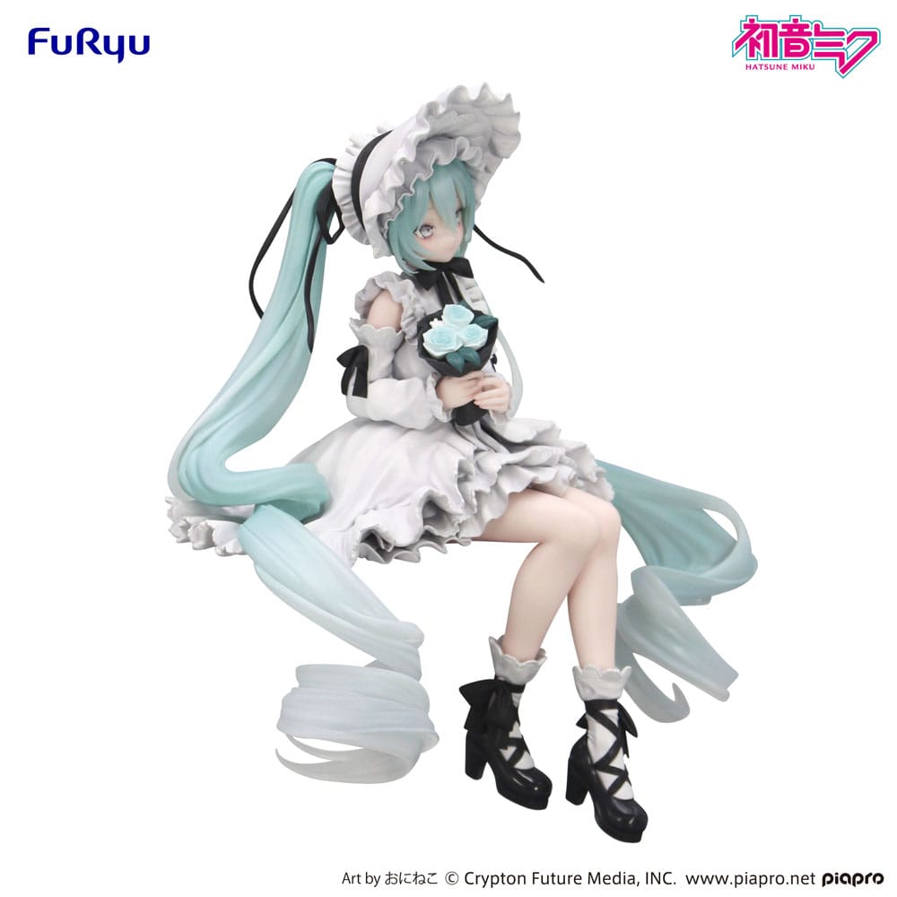 Hatsune Miku Noodle Stopper PVC Statue Vintage Doll Style 15cm - Scale Statue - Furyu - Hobby Figures UK
