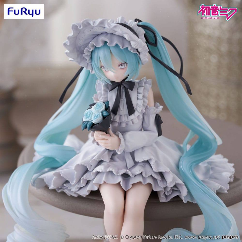 Hatsune Miku Noodle Stopper PVC Statue Vintage Doll Style 15cm - Scale Statue - Furyu - Hobby Figures UK
