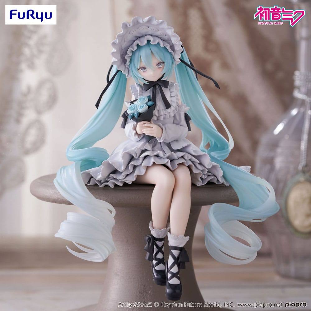 Hatsune Miku Noodle Stopper PVC Statue Vintage Doll Style 15cm - Scale Statue - Furyu - Hobby Figures UK