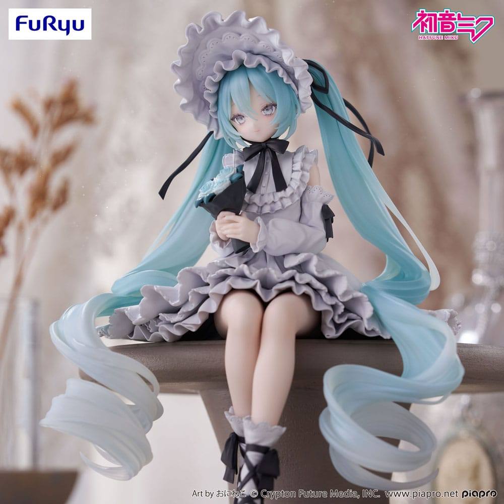 Hatsune Miku Noodle Stopper PVC Statue Vintage Doll Style 15cm - Scale Statue - Furyu - Hobby Figures UK