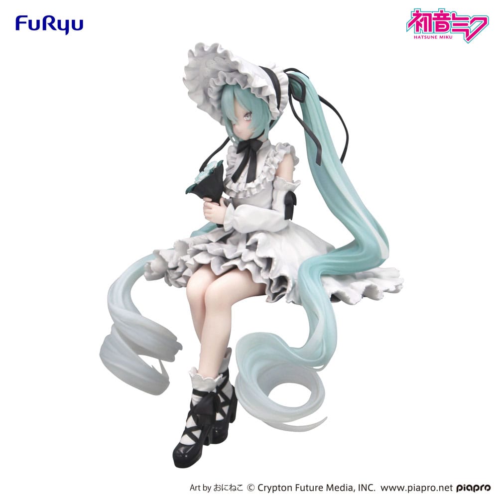 Hatsune Miku Noodle Stopper PVC Statue Vintage Doll Style 15cm - Scale Statue - Furyu - Hobby Figures UK