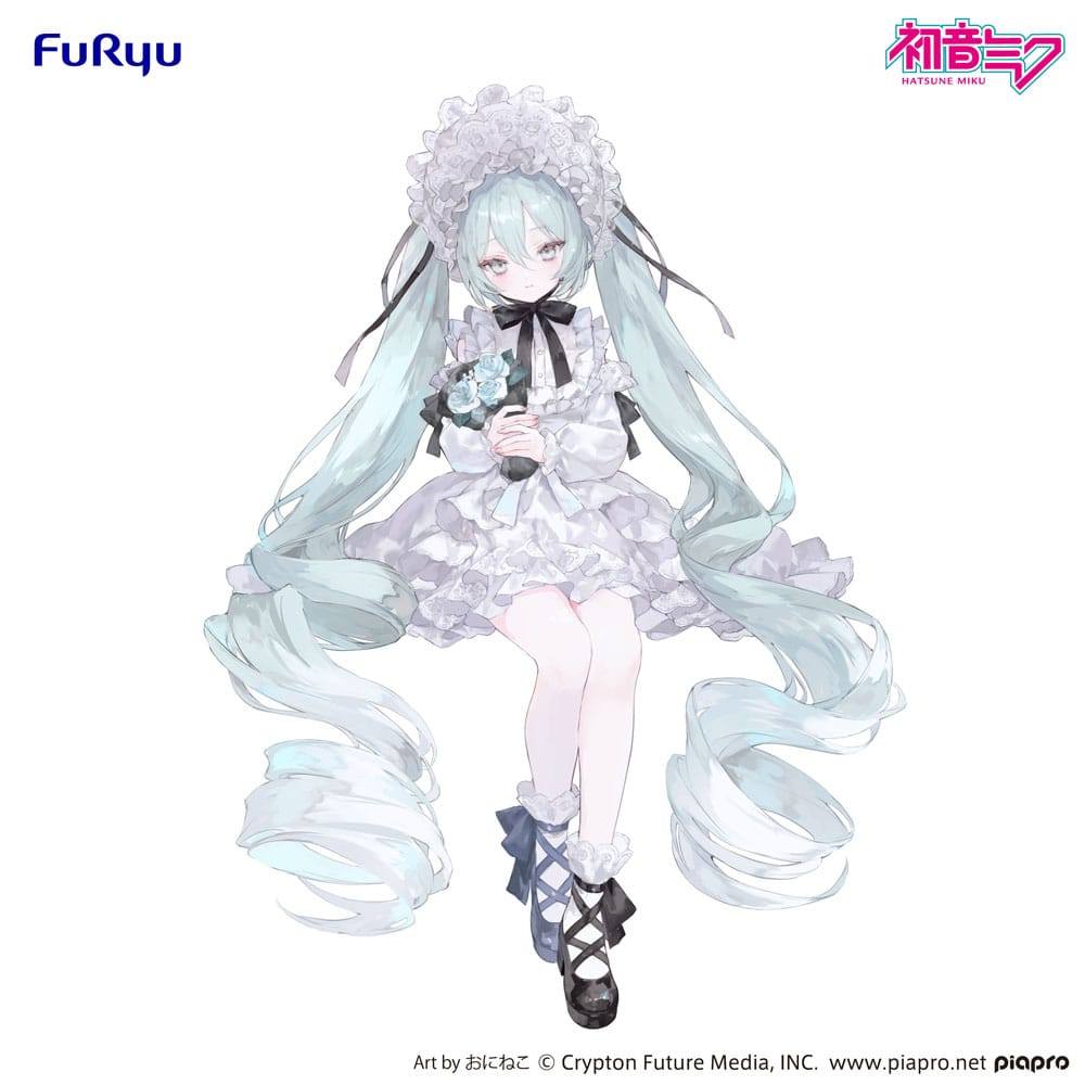Hatsune Miku Noodle Stopper PVC Statue Vintage Doll Style 15cm - Scale Statue - Furyu - Hobby Figures UK