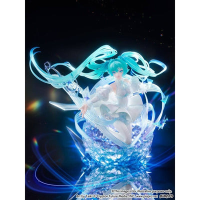 Hatsune Miku PVC Statue 1/7 Hatsune Miku - Crystal Dress Ver. 22cm - Scale Statue - CyberZ - Hobby Figures UK