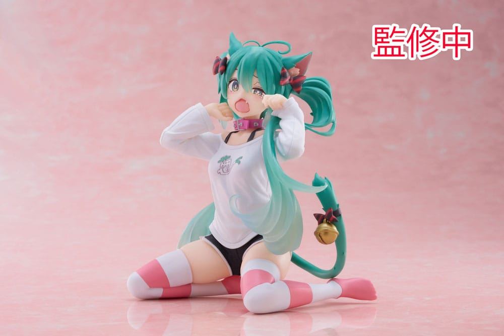 Hatsune Miku PVC Statue Desktop Cute Figure Hatsune Miku Cute 13cm - Scale Statue - Taito Prize - Hobby Figures UK