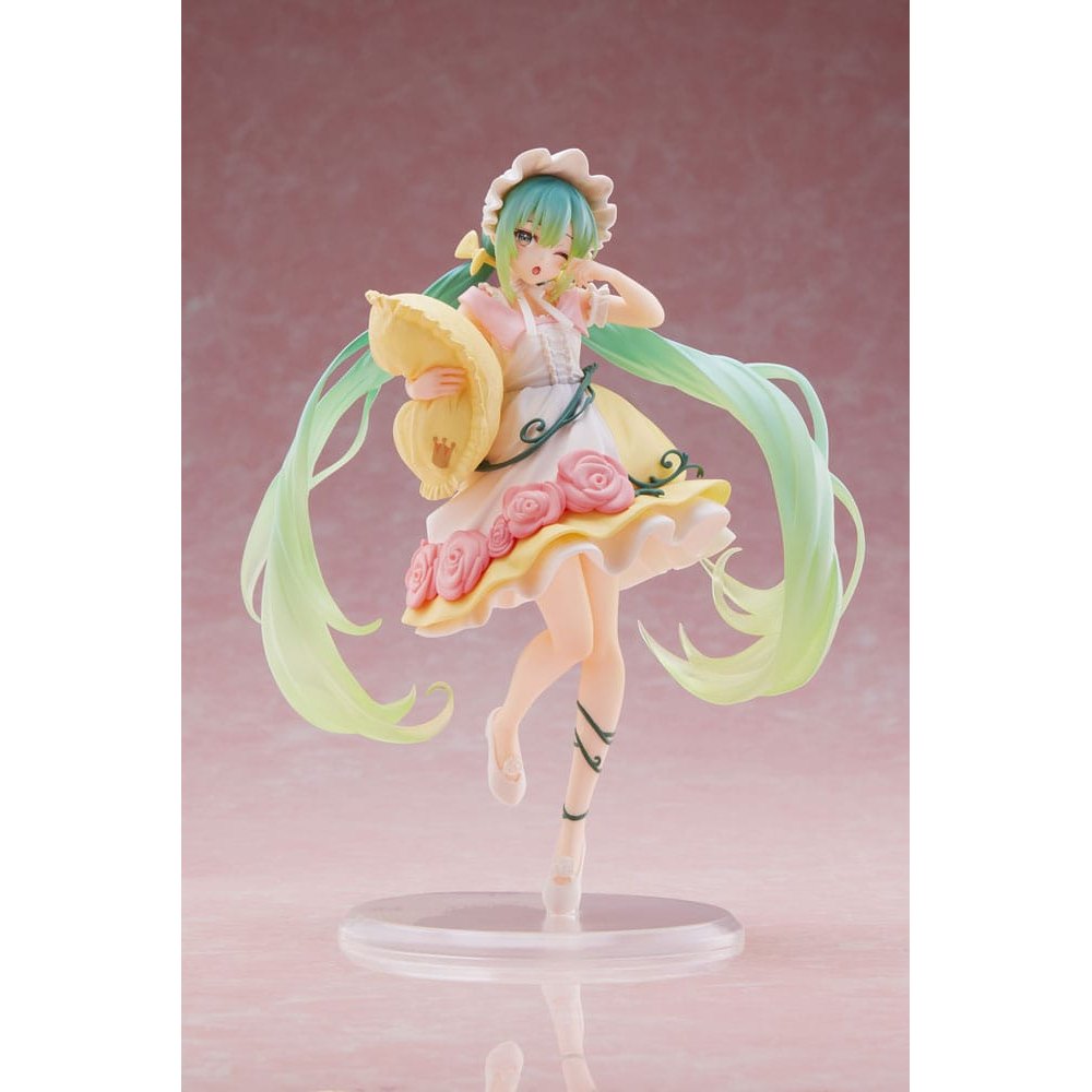 Hatsune Miku PVC Statue Hatsune Miku Wonderland Figure Sleeping Beauty Reissue 18cm - Scale Statue - Taito Prize - Hobby Figures UK
