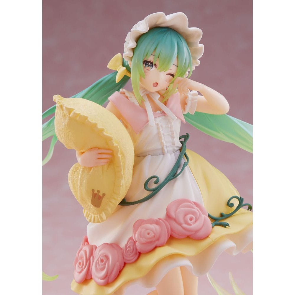 Hatsune Miku PVC Statue Hatsune Miku Wonderland Figure Sleeping Beauty Reissue 18cm - Scale Statue - Taito Prize - Hobby Figures UK