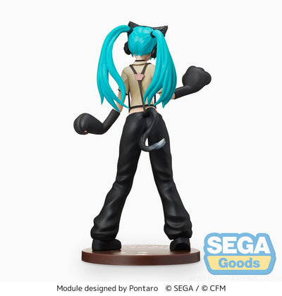 Hatsune Miku Project DIVA Arcade Future Tone SPM PVC Statue Hatsune Miku Kitty Cat 23cm - Scale Statue - Sega - Hobby Figures UK