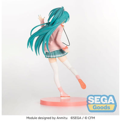 Hatsune Miku Project DIVA Arcade SPM PVC Statue Hatsune Miku Ribbon Girl 24cm - Scale Statue - Sega - Hobby Figures UK