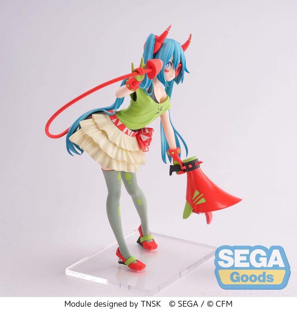 Hatsune Miku Series FIGURIZMa PVC Statue Project DIVA- X Hatsune Miku - DE:MONSTAR T.R. 22cm - Scale Statue - Sega - Hobby Figures UK