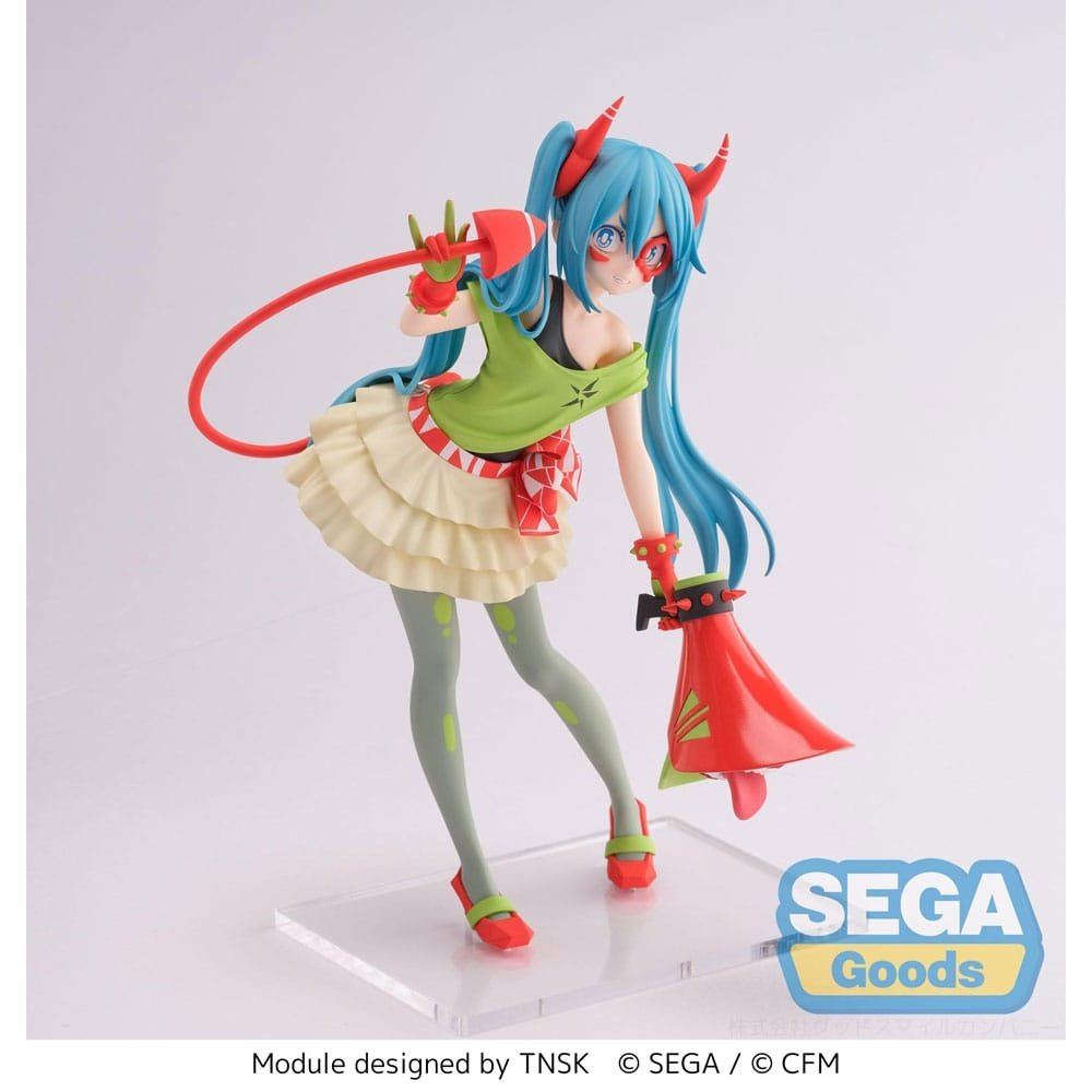 Hatsune Miku Series FIGURIZMa PVC Statue Project DIVA- X Hatsune Miku - DE:MONSTAR T.R. 22cm - Scale Statue - Sega - Hobby Figures UK