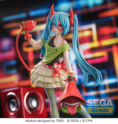 Hatsune Miku Series FIGURIZMa PVC Statue Project DIVA- X Hatsune Miku - DE:MONSTAR T.R. 22cm - Scale Statue - Sega - Hobby Figures UK