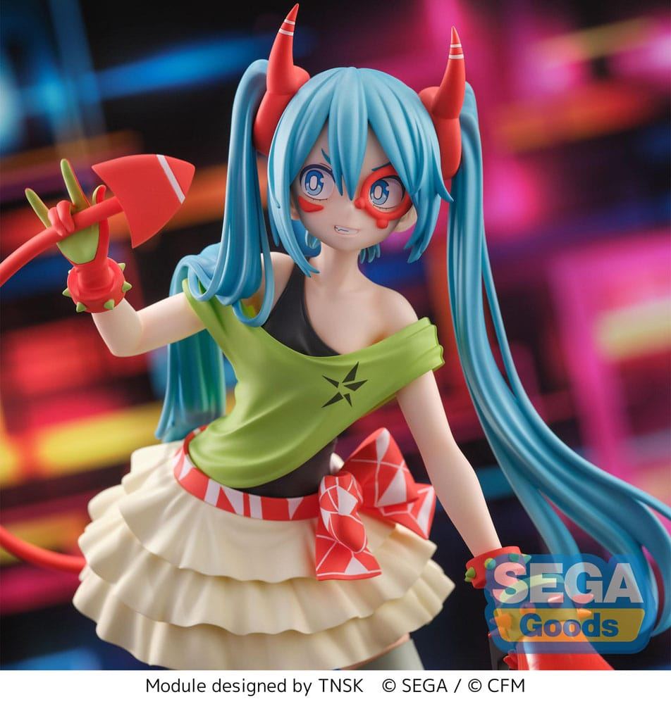 Hatsune Miku Series FIGURIZMa PVC Statue Project DIVA- X Hatsune Miku - DE:MONSTAR T.R. 22cm - Scale Statue - Sega - Hobby Figures UK