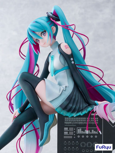 Hatsune Miku Statue 1/7 Hatsune Miku x MTV 20cm - Scale Statue - Furyu - Hobby Figures UK