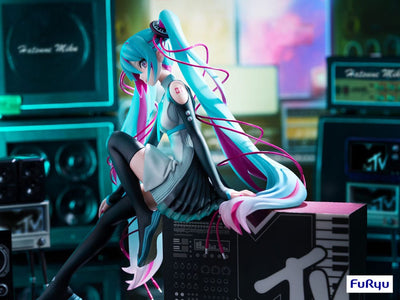 Hatsune Miku Statue 1/7 Hatsune Miku x MTV 20cm - Scale Statue - Furyu - Hobby Figures UK