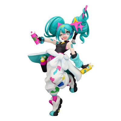 Hatsune Miku Trio-Try-iT PVC Statue Miku Paint Girl 19cm - Scale Statue - Furyu - Hobby Figures UK