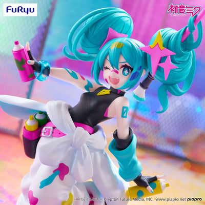 Hatsune Miku Trio-Try-iT PVC Statue Miku Paint Girl 19cm - Scale Statue - Furyu - Hobby Figures UK