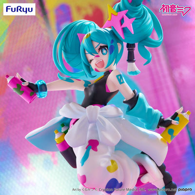 Hatsune Miku Trio-Try-iT PVC Statue Miku Paint Girl 19cm - Scale Statue - Furyu - Hobby Figures UK