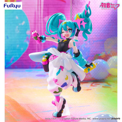 Hatsune Miku Trio-Try-iT PVC Statue Miku Paint Girl 19cm - Scale Statue - Furyu - Hobby Figures UK