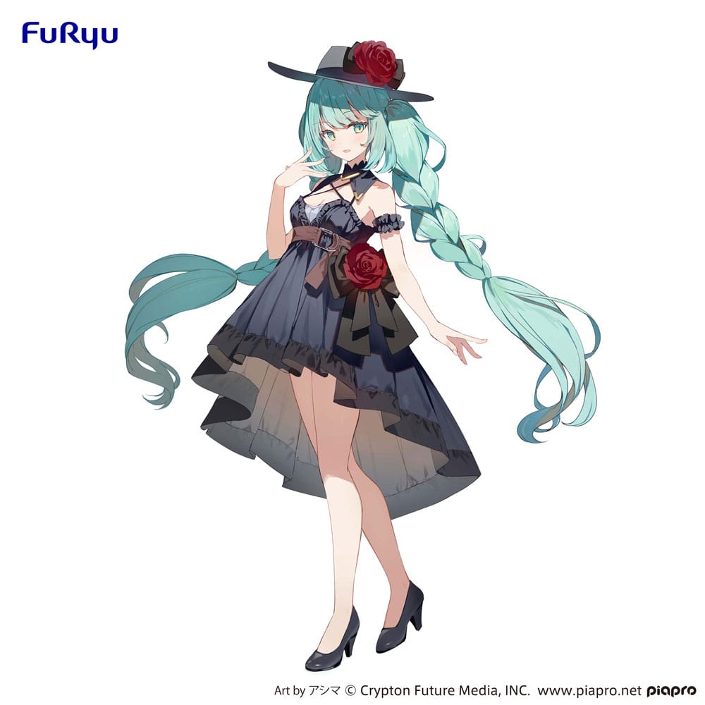 Hatsune Miku Trio-Try-iT PVC Statue Outing Dress 19cm - Scale Statue - Furyu - Hobby Figures UK