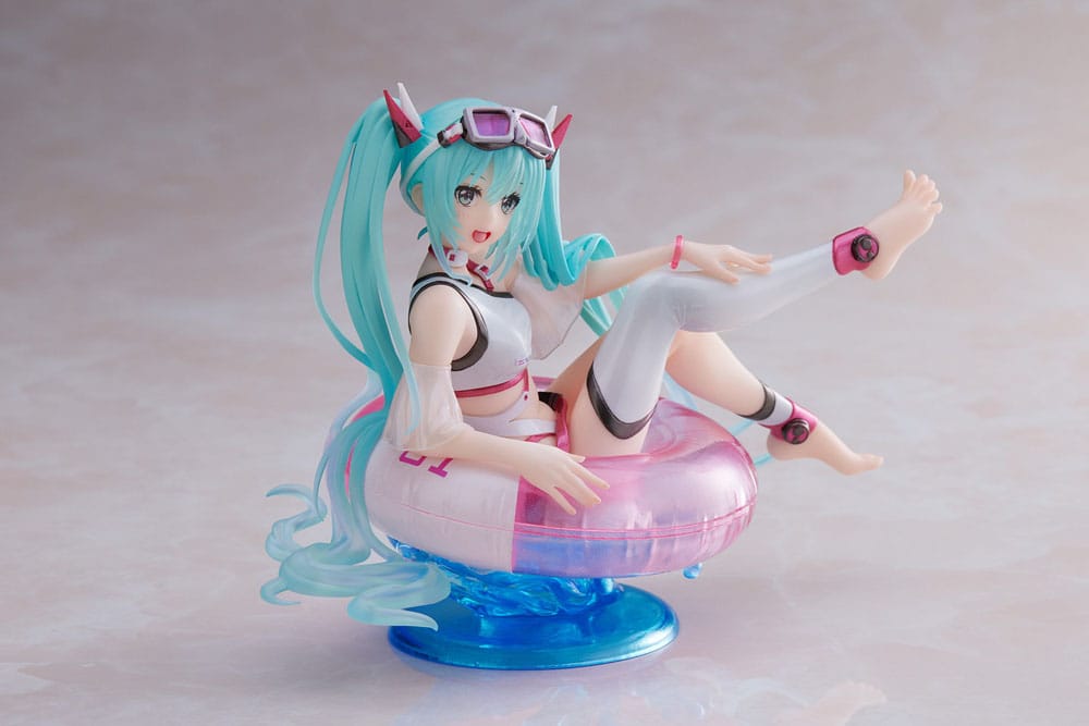 Hatsune Miku Wonderland PVC Statue Aqua Float Girls Figure Hatsune Miku Reissue 18cm - Scale Statue - Taito Prize - Hobby Figures UK