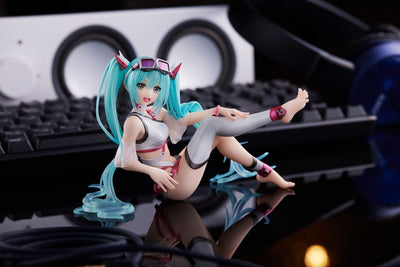 Hatsune Miku Wonderland PVC Statue Aqua Float Girls Figure Hatsune Miku Reissue 18cm - Scale Statue - Taito Prize - Hobby Figures UK