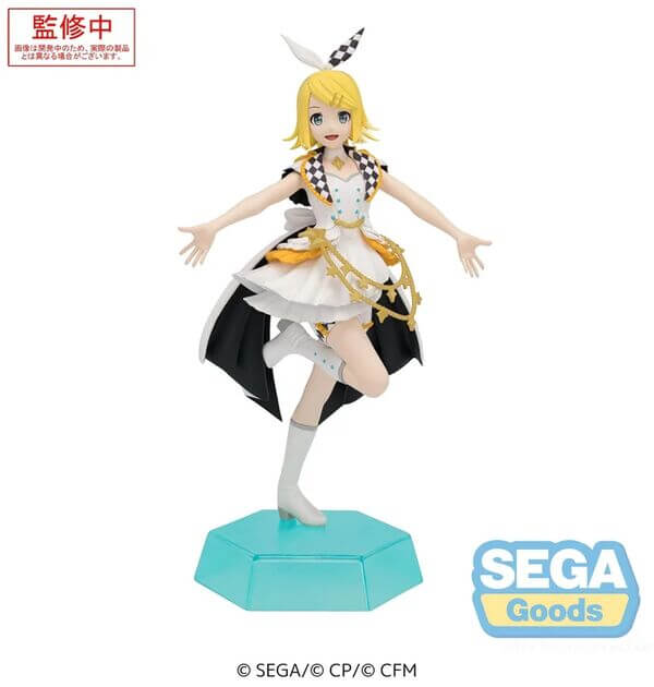 Hatsune Miku: Colorful Stage! Desktop x Decorate Collections PVC Statue Kagamine Rin Stage Sekai Ver. 15cm - Scale Statue - Sega - Hobby Figures UK