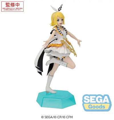 Hatsune Miku: Colorful Stage! Desktop x Decorate Collections PVC Statue Kagamine Rin Stage Sekai Ver. 15cm - Scale Statue - Sega - Hobby Figures UK