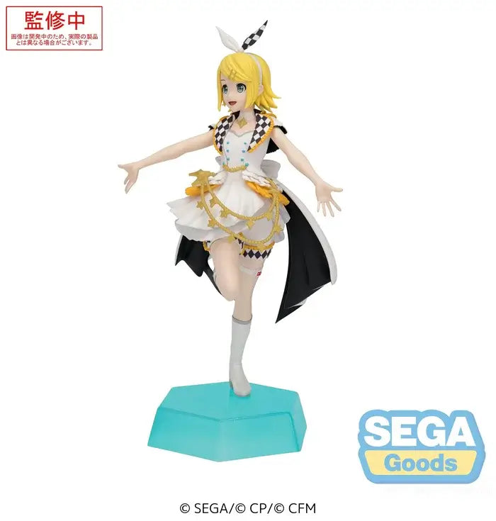 Hatsune Miku: Colorful Stage! Desktop x Decorate Collections PVC Statue Kagamine Rin Stage Sekai Ver. 15cm - Scale Statue - Sega - Hobby Figures UK