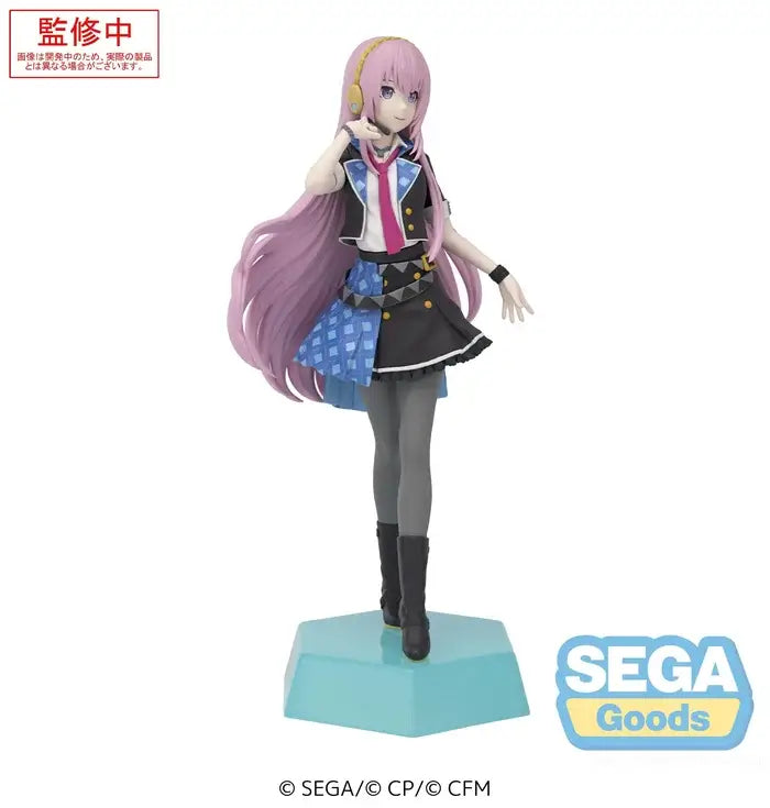 Hatsune Miku: Colorful Stage! Desktop x Decorate Collections PVC Statue Megurine Luka School Sekai Ver. 15cm - Scale Statue - Sega - Hobby Figures UK