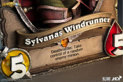Hearthstone 3D Art Frame Statue Sylvanas Windrunner 31cm - Scale Statue - HEX Collectibles - Hobby Figures UK