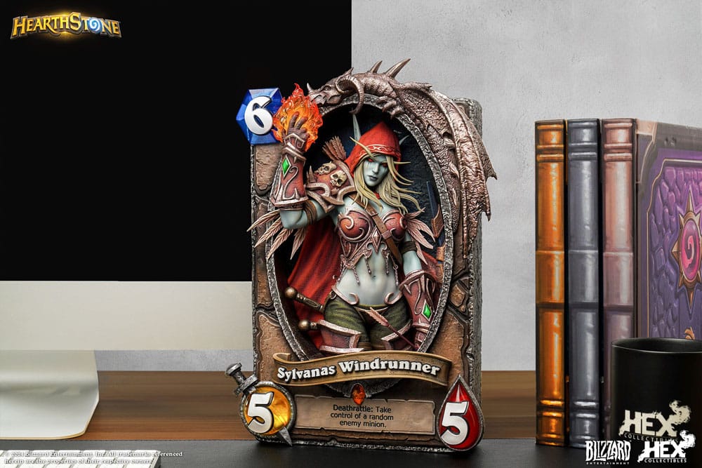 Hearthstone 3D Art Frame Statue Sylvanas Windrunner 31cm - Scale Statue - HEX Collectibles - Hobby Figures UK