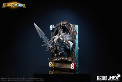 Hearthstone 3D Art Frame Statue The Lich King 31cm - Scale Statue - HEX Collectibles - Hobby Figures UK
