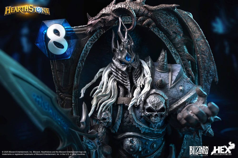 Hearthstone 3D Art Frame Statue The Lich King 31cm - Scale Statue - HEX Collectibles - Hobby Figures UK