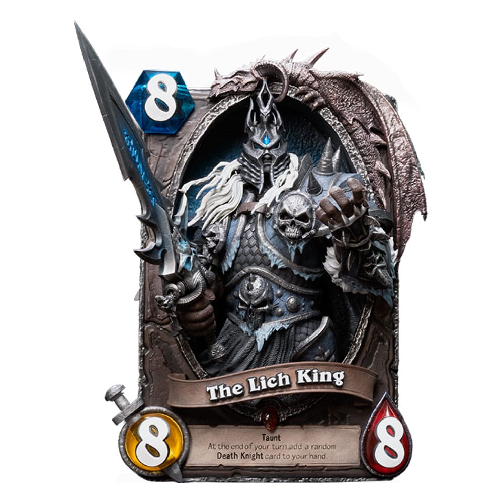 Hearthstone 3D Art Frame Statue The Lich King 31cm - Scale Statue - HEX Collectibles - Hobby Figures UK