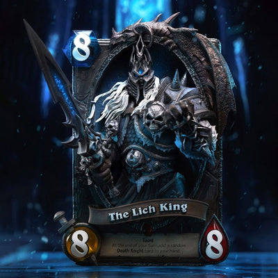Hearthstone 3D Art Frame Statue The Lich King 31cm - Scale Statue - HEX Collectibles - Hobby Figures UK