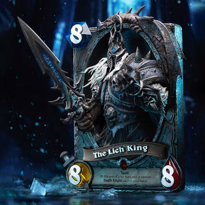 Hearthstone 3D Art Frame Statue The Lich King 31cm - Scale Statue - HEX Collectibles - Hobby Figures UK