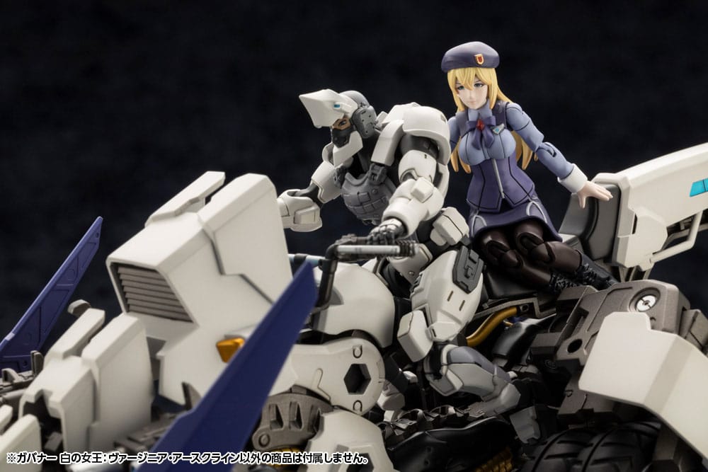 Hexa Gear Plastic Model Kit 1/24 Govenor Queen of White: Virginia Earthcline 8cm - Model Kit - Kotobukiya - Hobby Figures UK