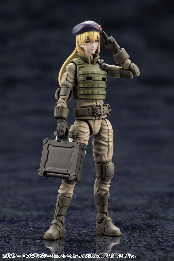 Hexa Gear Plastic Model Kit 1/24 Govenor Queen of White: Virginia Earthcline 8cm - Model Kit - Kotobukiya - Hobby Figures UK
