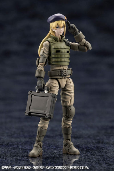 Hexa Gear Plastic Model Kit 1/24 Govenor Queen of White: Virginia Earthcline 8cm - Model Kit - Kotobukiya - Hobby Figures UK