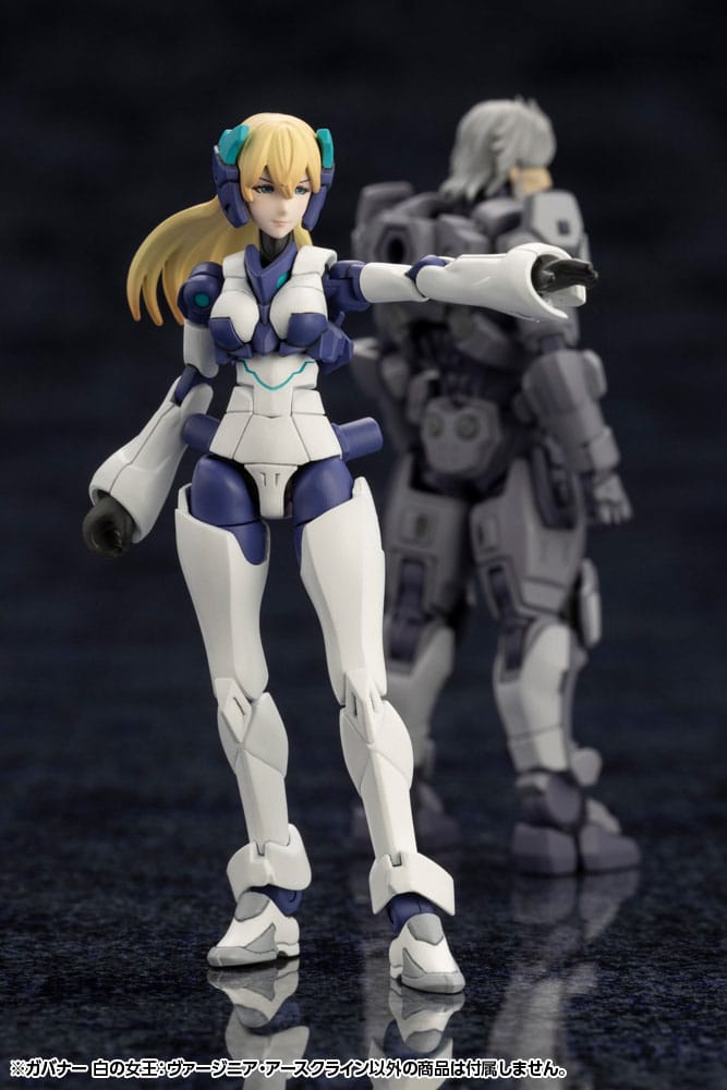 Hexa Gear Plastic Model Kit 1/24 Govenor Queen of White: Virginia Earthcline 8cm - Model Kit - Kotobukiya - Hobby Figures UK