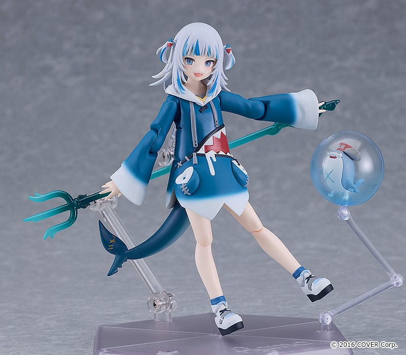 Hololive Production Figma Action Figure Gawr Gura 13cm - Action Figures - Max Factory - Hobby Figures UK